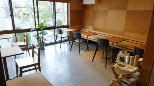 coffee wrightsの店内